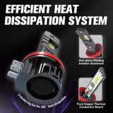 9004 E6 LED Headlight 25W 4000LM 6500K