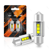 31mm 2525 ceramic chipsets C5W LED Bulb 6500K