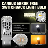 Super CANBUS 7440 LED Signal Light Bulbs