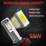 H8/H9/H11 M6 LED Headlight 55W 10000LM 6500K