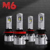 H8/H9/H11 M6 LED Headlight 55W 10000LM 6500K