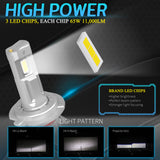 Faro LED H4 P8C de 55 W, 10 000 lm, 6500 K