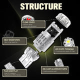 Super CANBUS 7440 LED Signal Light Bulbs