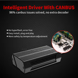 H4/9003 F5 LED Headlight 55W 10000LM 6500K