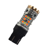 7443 R1 Series LED Bulb 9-16V Dual Color Amber+White