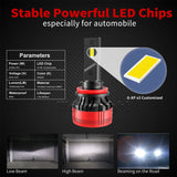 9006/HB4 F5 LED Headlight 55W 10000LM 6500K