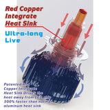 Faro LED 3D 9006/HB4 de 45 W, 9000 lm, 6500 K