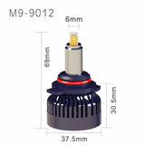 9012/HIR2 3D LED Headlight 45W 9000LM 6500K