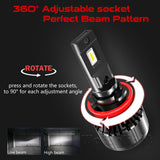 9006/HB4 M2S LED Headlight 32W 6000lm 6500K