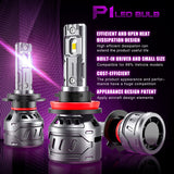 H7 P1 LEDヘッドライト 30W 6000lm 6500K