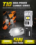 T10 W5W CANBUS 5W 500lm LED Bulb DC12V