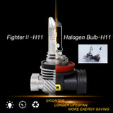 H7 Q10 LED Headlight 25W 6400LM 6500K