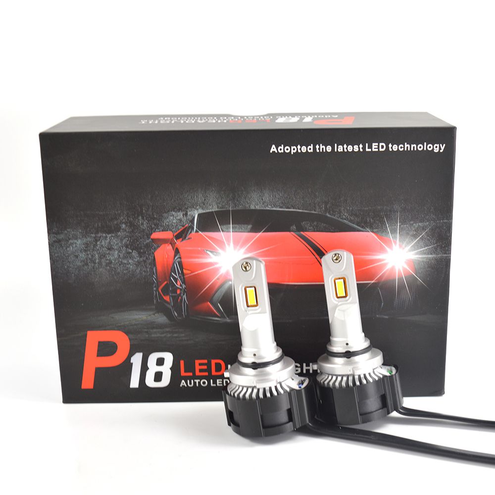 9005/HB3 P18 auto lighting system led bulb 52W 18000LM 6500K