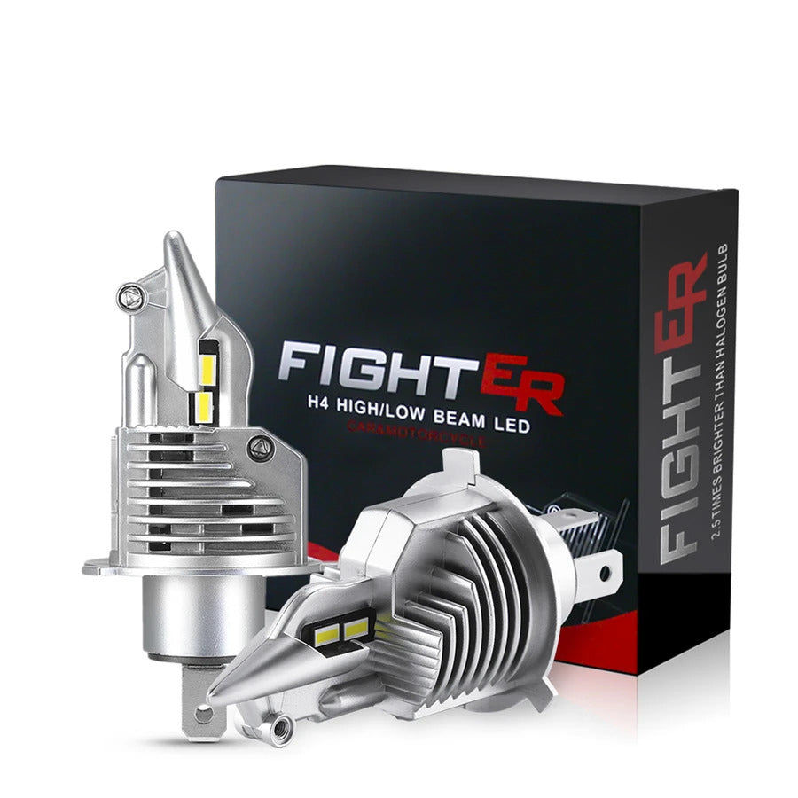 H4 F12 Fighter LED Headlight 30W 5800LM 6500K
